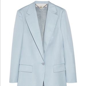 Stella McCartney Blue Woven Blazer